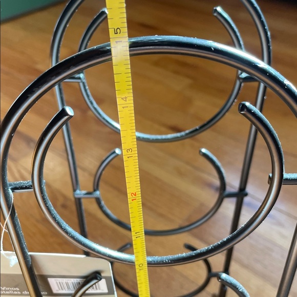 Threshold Appetizer Plates with Wine Stand by Spectrum - Picture 2 of 3